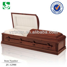 Modern Jewish style solid wood wholesale adult caskets